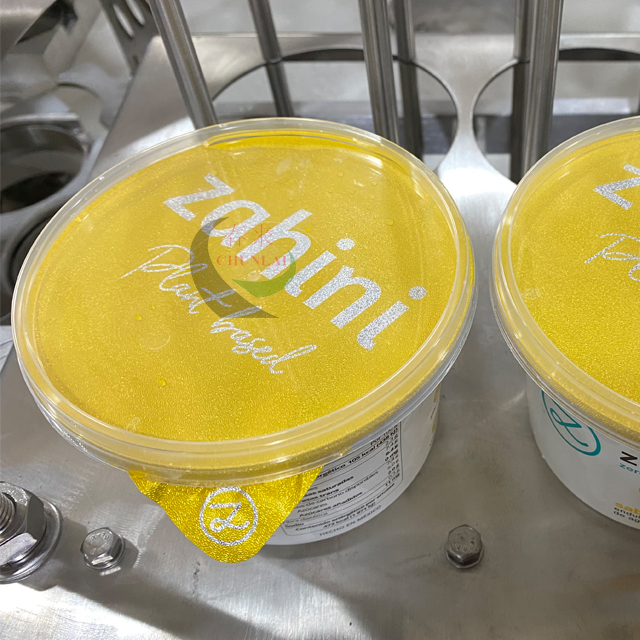 KIS-900-2 automatico Rotary Tipo Yogurt Cup di riempimento tenuta Lidding Macchina