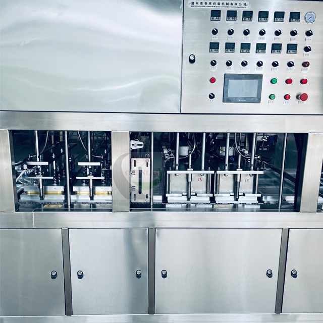 BG-6 Automatic Inline Tipo Mappa Sealetrice per vassoio alimentare
